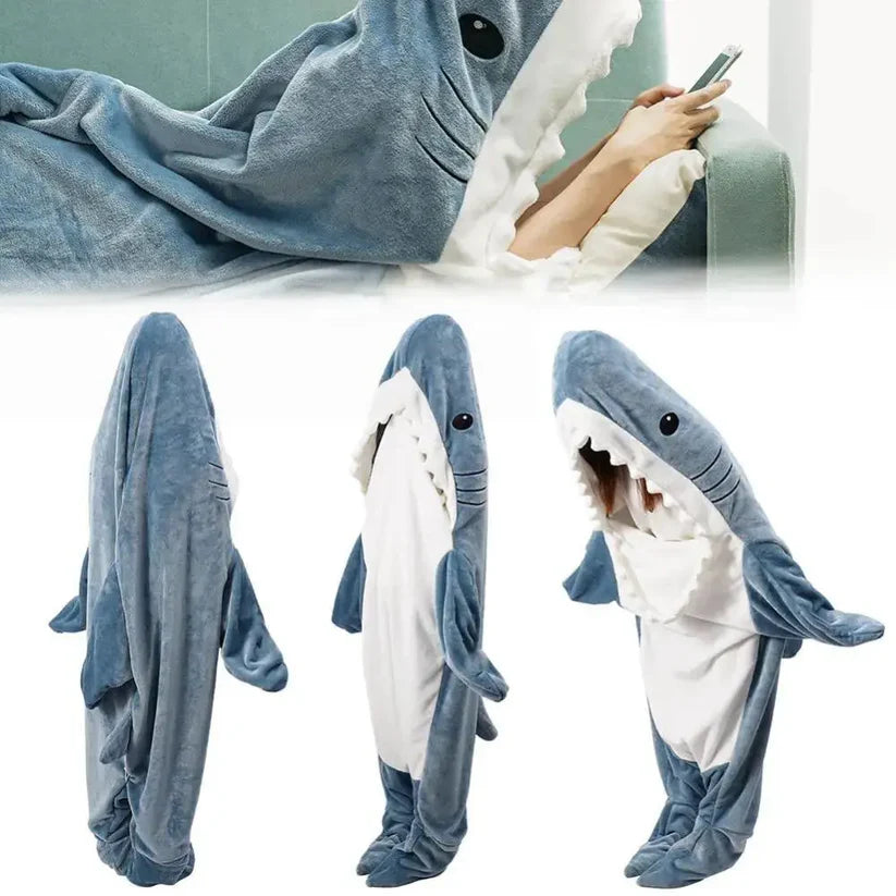 Vitalitay™ Original Cartoon Shark Blanket