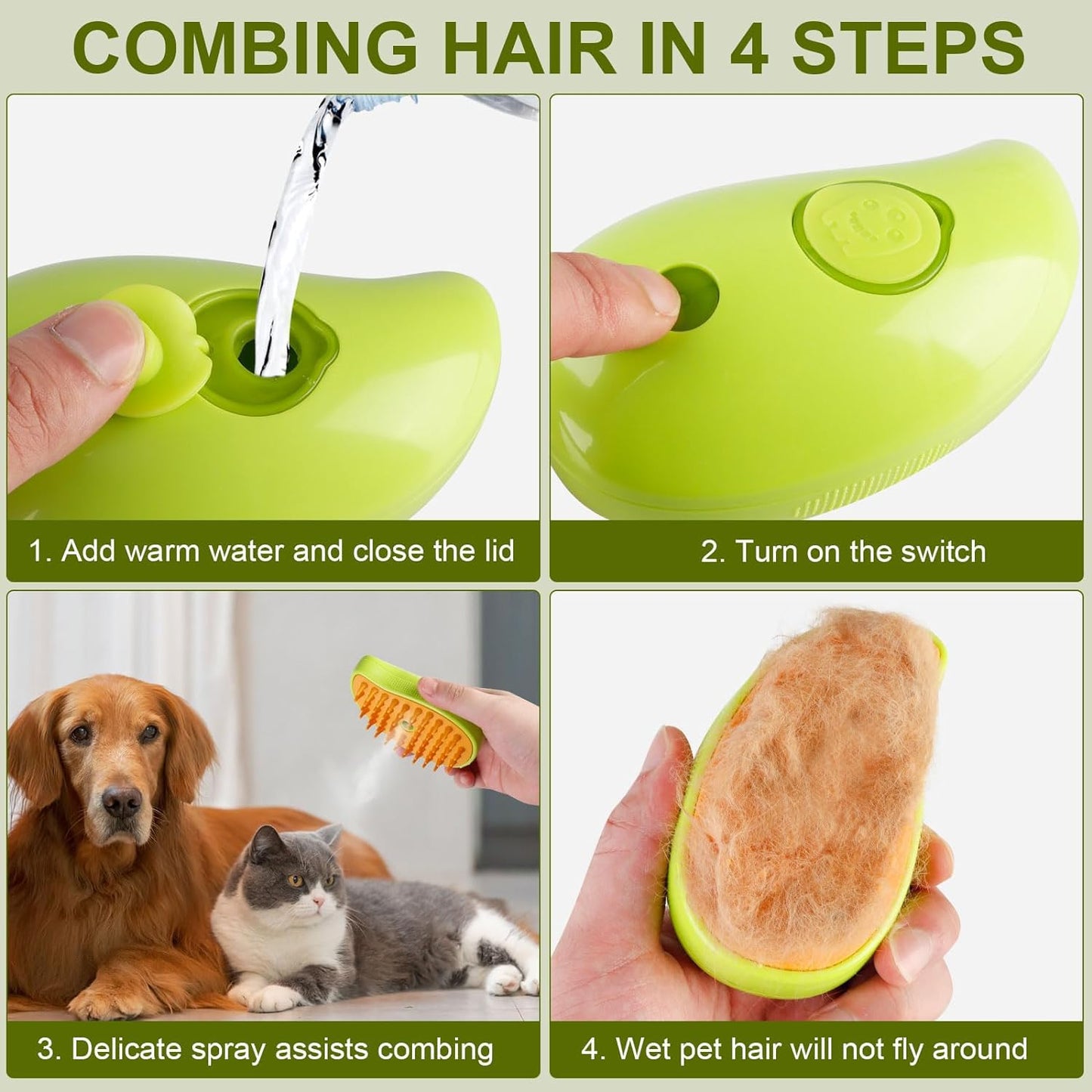 Vitalitay™Steamy Pet Brush