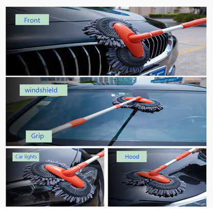 Retractable Double Layer Car Wash Brush